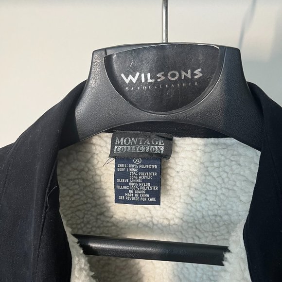 VINTAGE '90s Montage Sherpa Lined Jacket - Picture 2 of 3